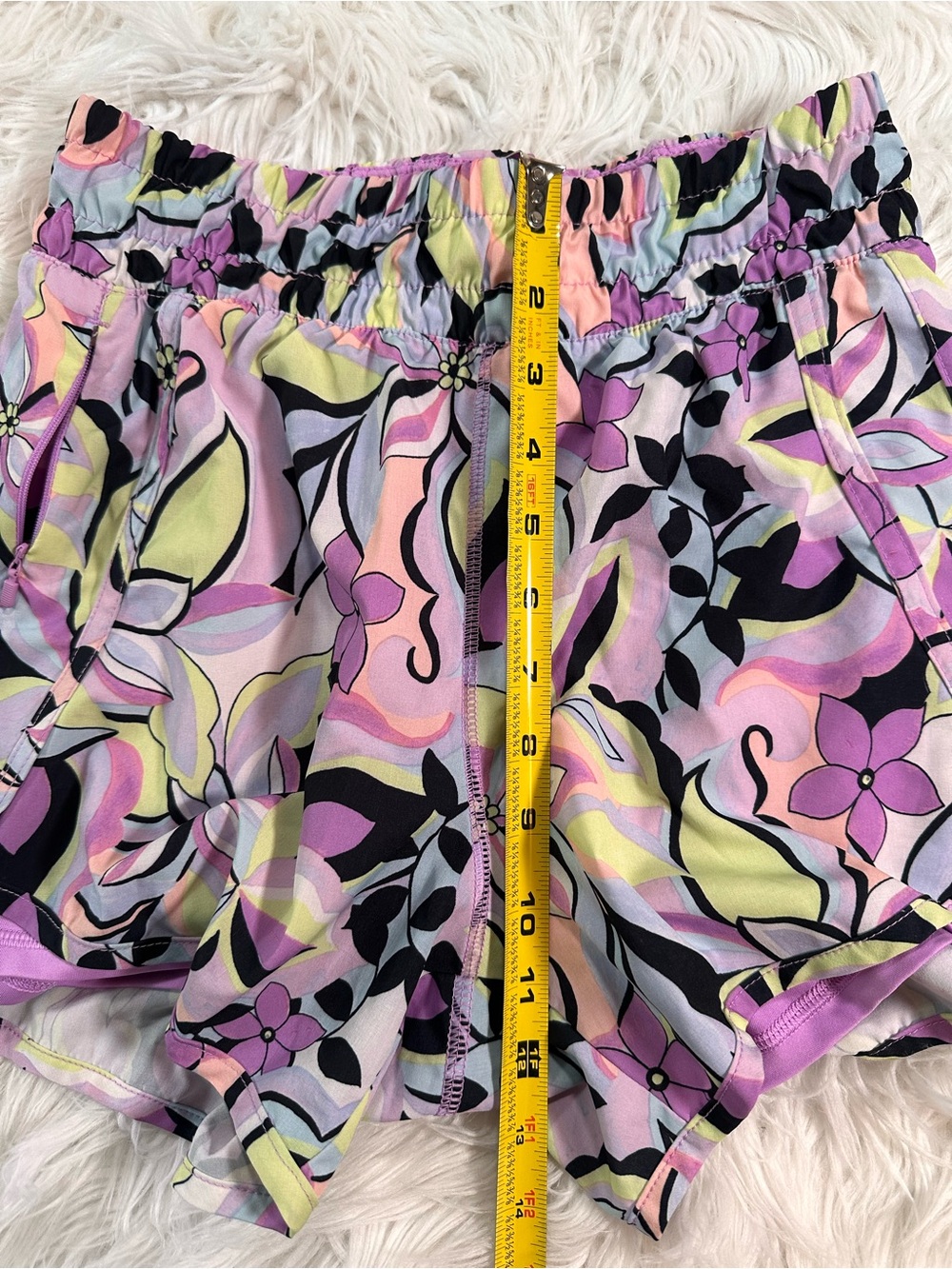 Avia • Colorful Floral 2 Layer Running Shorts - Picture 9 of 15